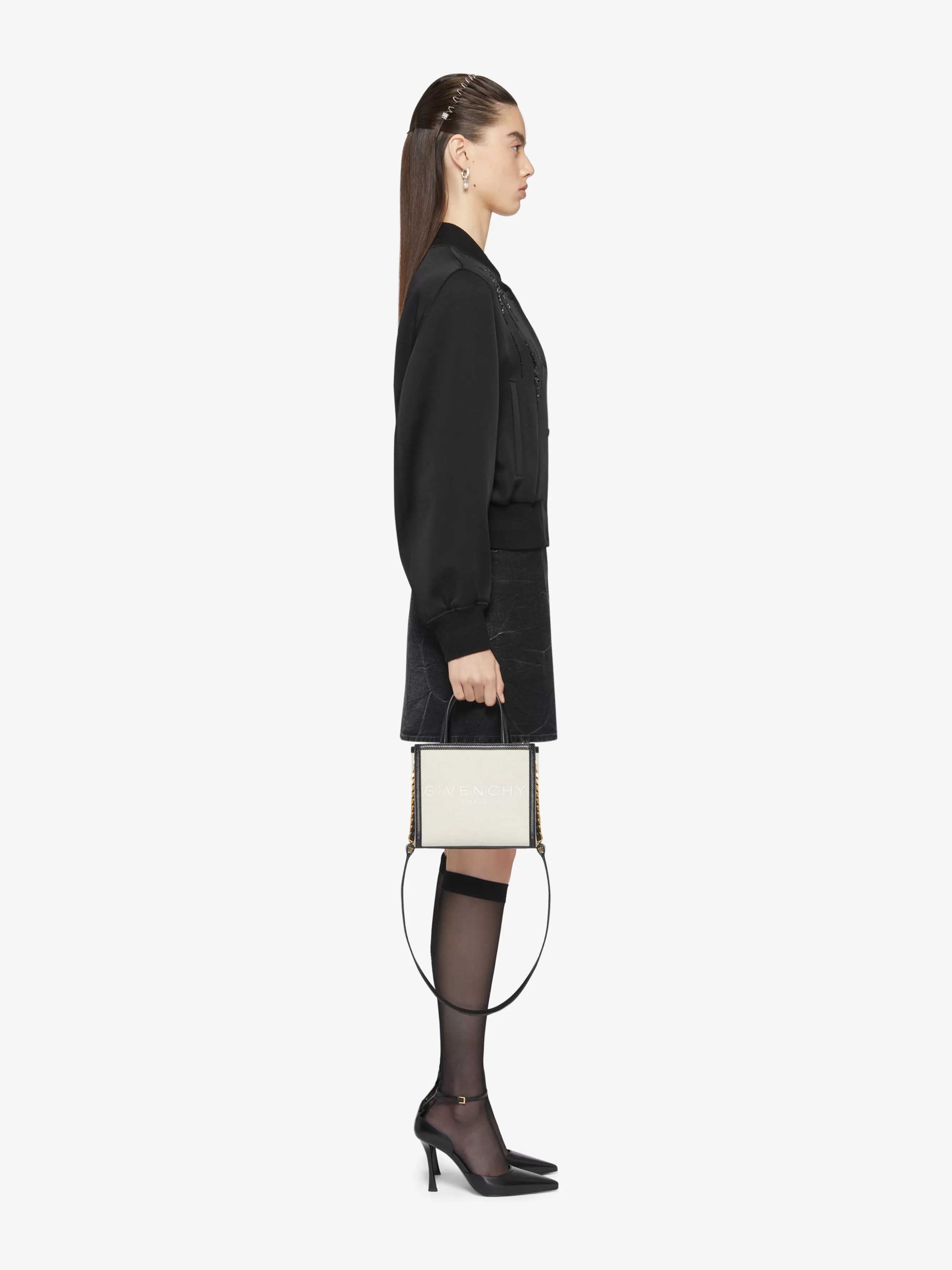 GIVENCHY Skirts-Voyou wrap skirt in denim