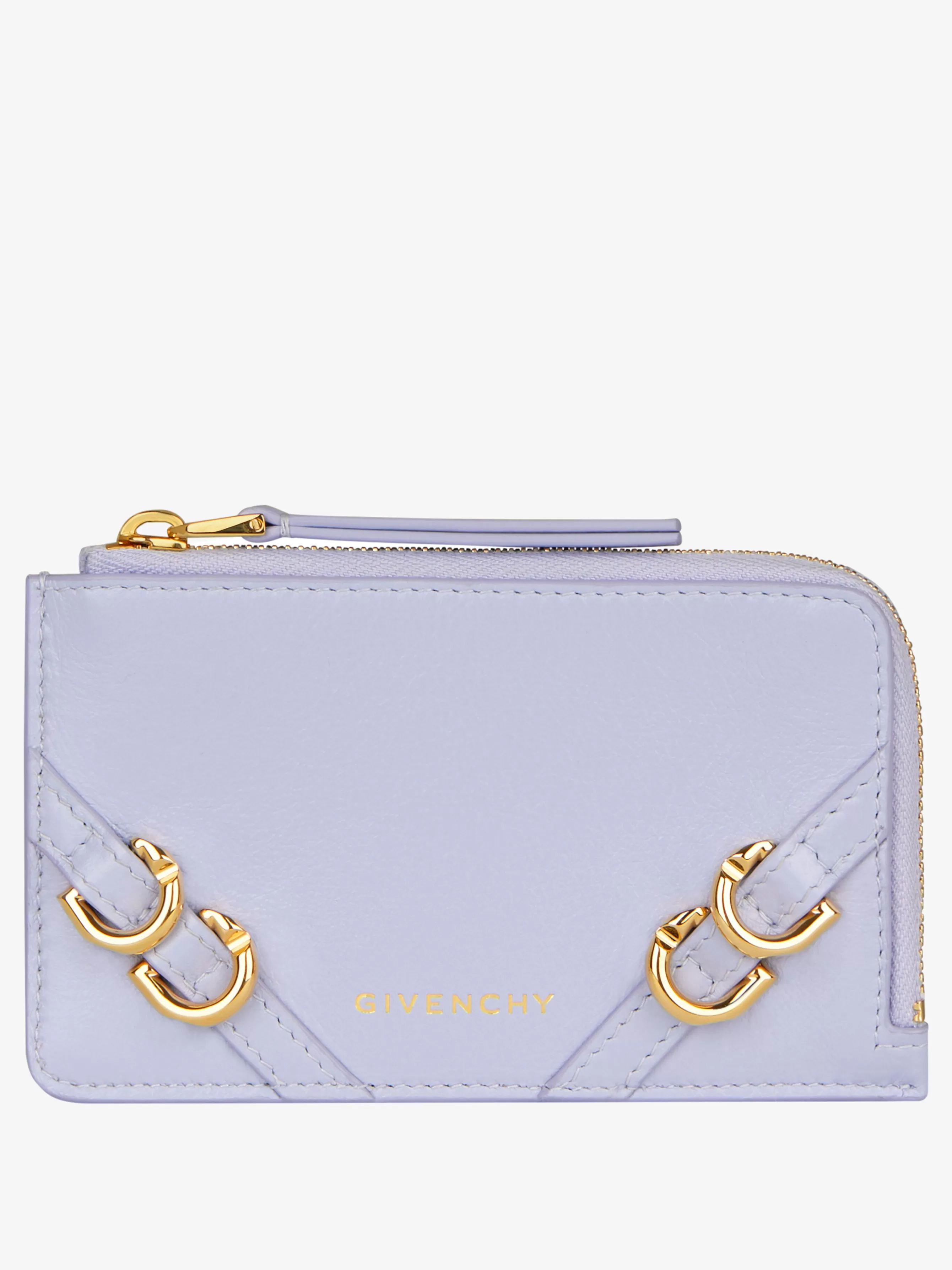 Sale/Women GIVENCHY Bags & Leather Goods | Small Leather Goods-Voyou zipped card holder in leather