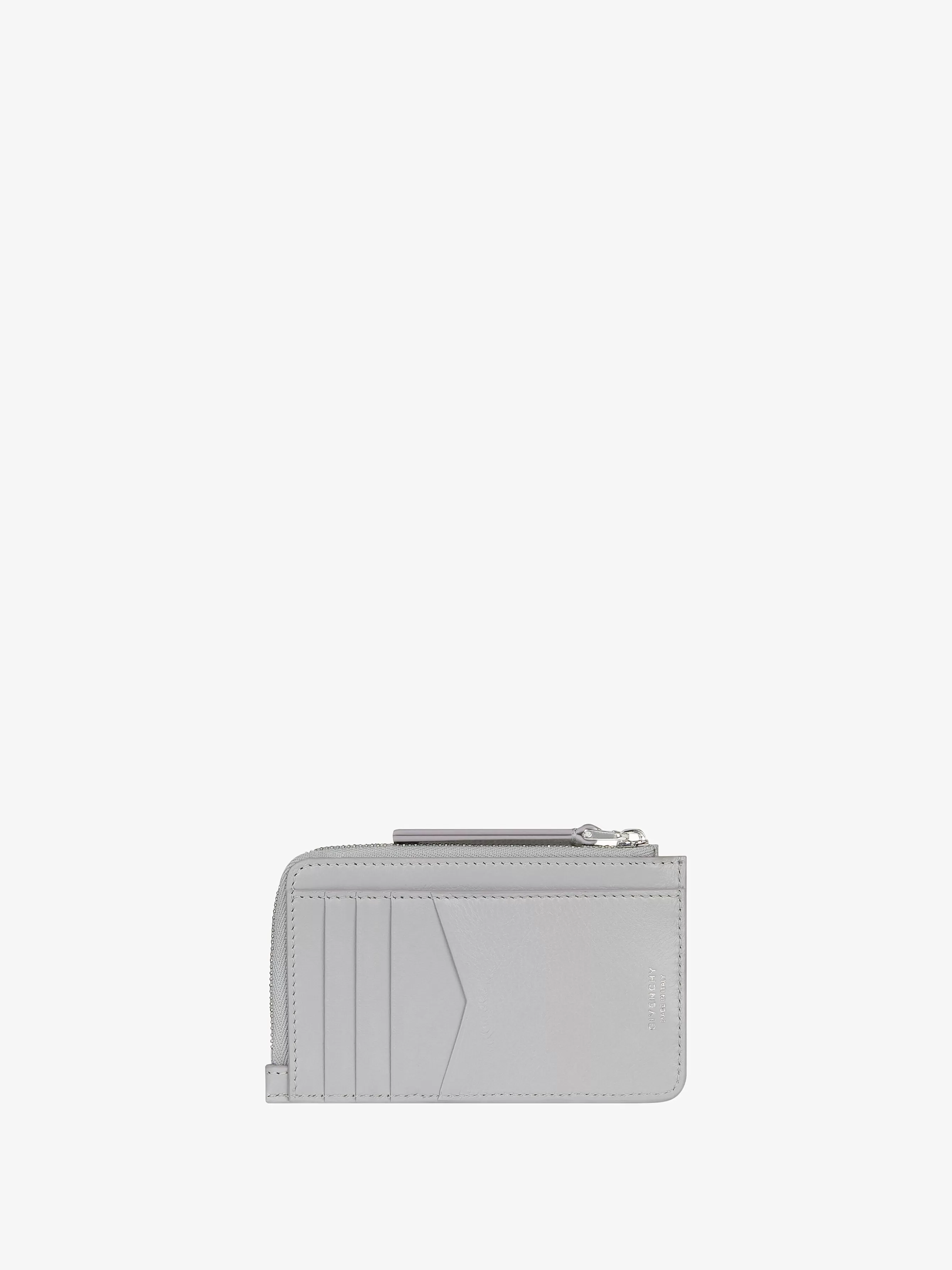 GIVENCHY Small Leather Goods-Voyou zipped card holder in leather