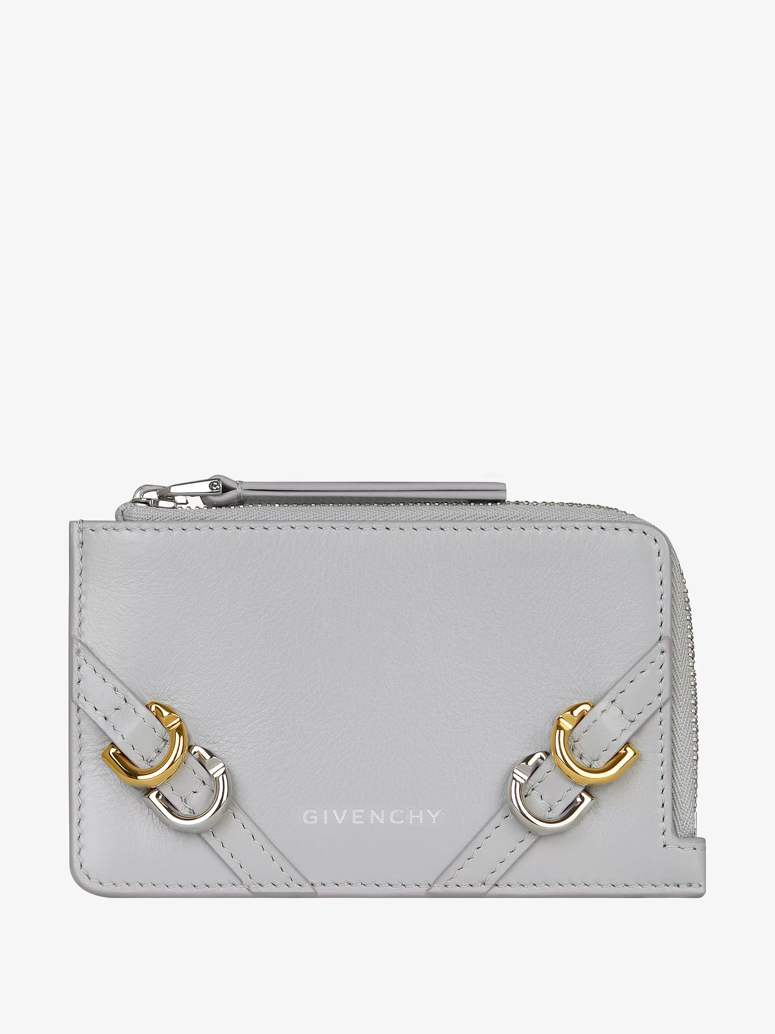 GIVENCHY Small Leather Goods-Voyou zipped card holder in leather