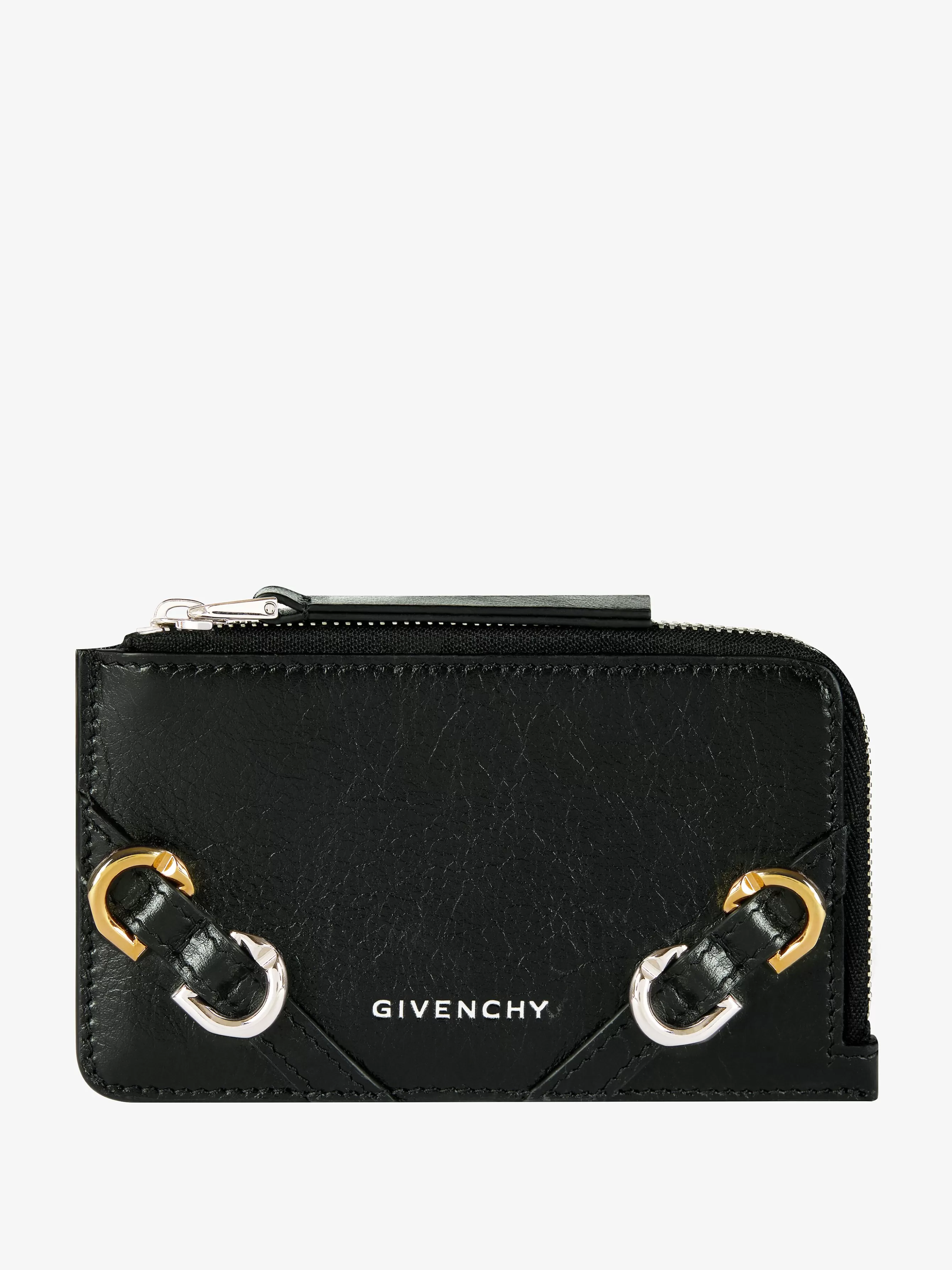 GIVENCHY Small Leather Goods-Voyou zipped card holder in leather