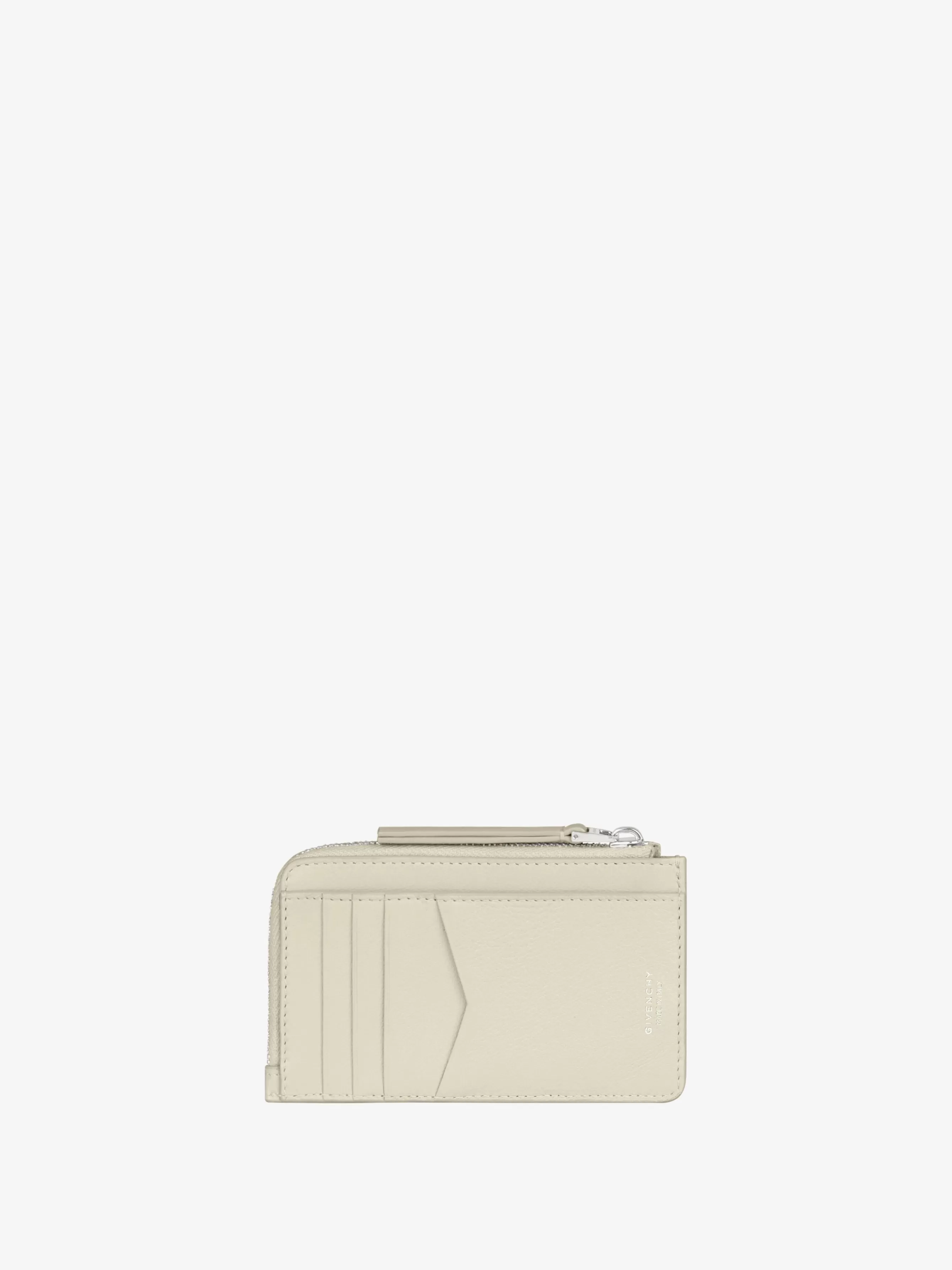 GIVENCHY Small Leather Goods-Voyou zipped card holder in leather