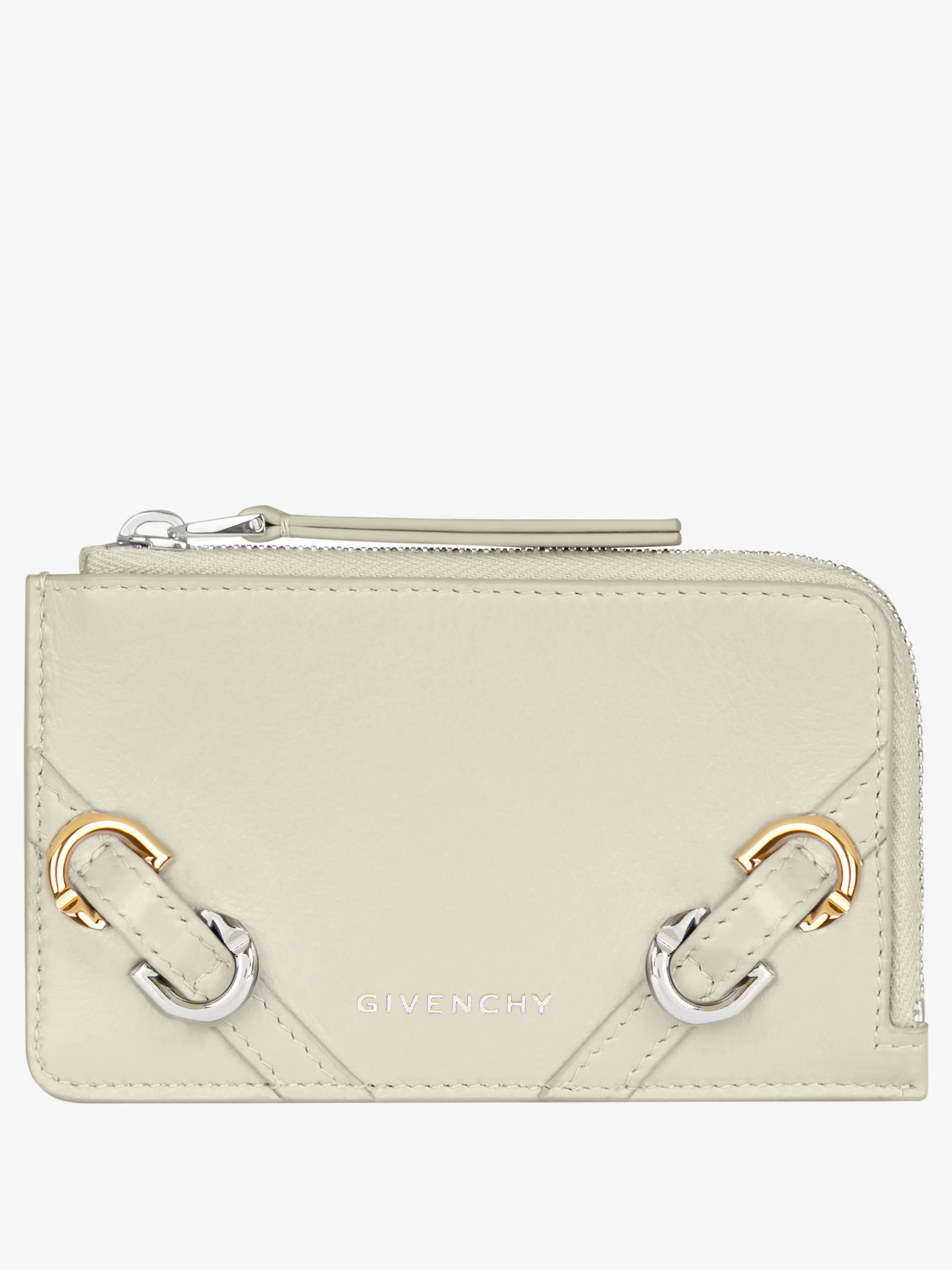 GIVENCHY Small Leather Goods-Voyou zipped card holder in leather