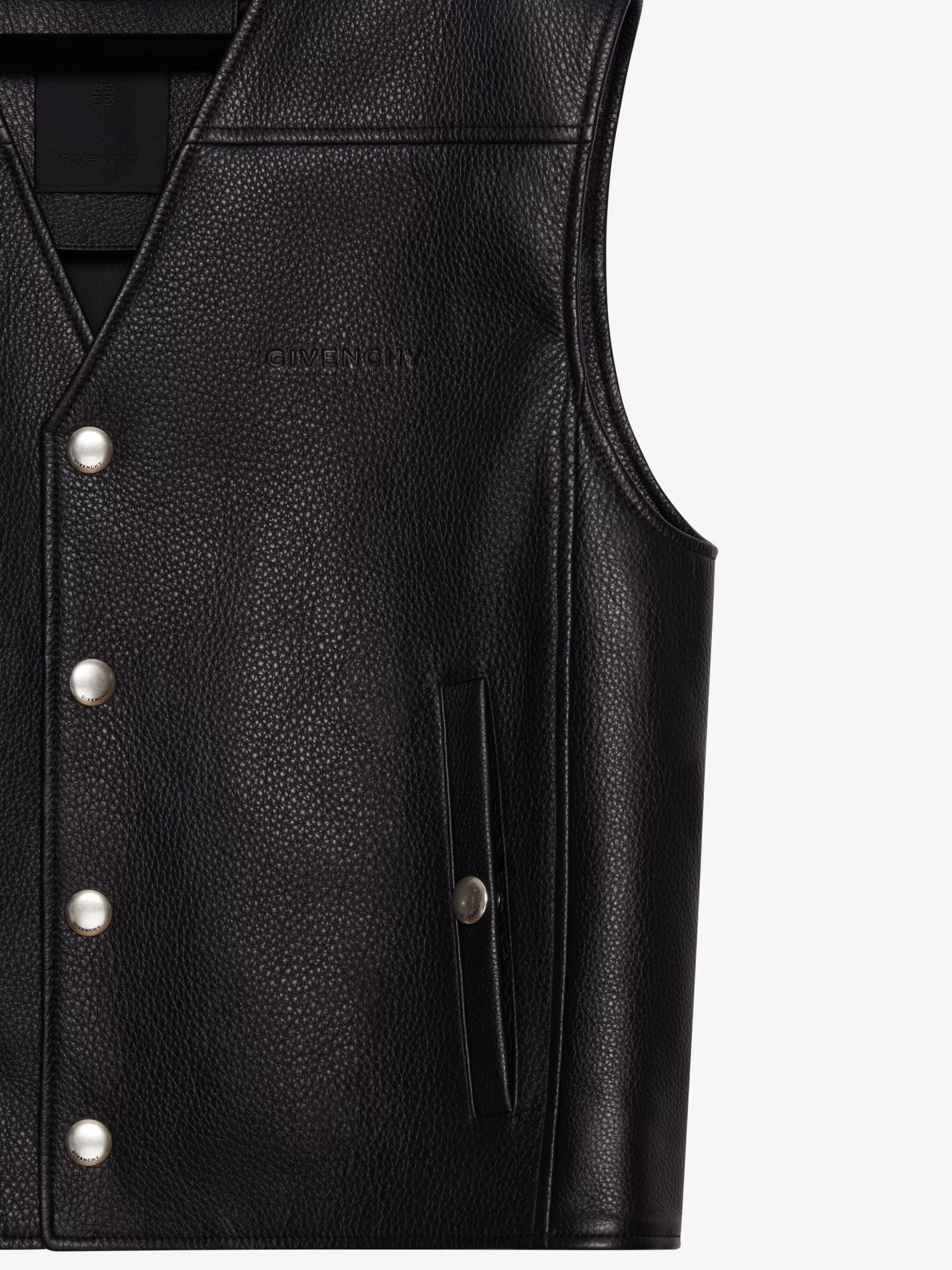 GIVENCHY Jackets & Coats-Waistcoat in leather